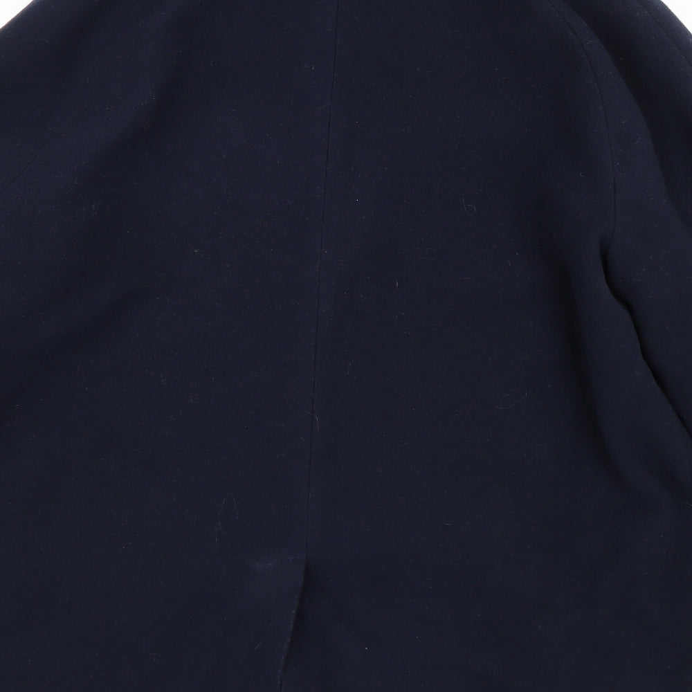 Primark Womens Blue Trench Coat Coat Size 16