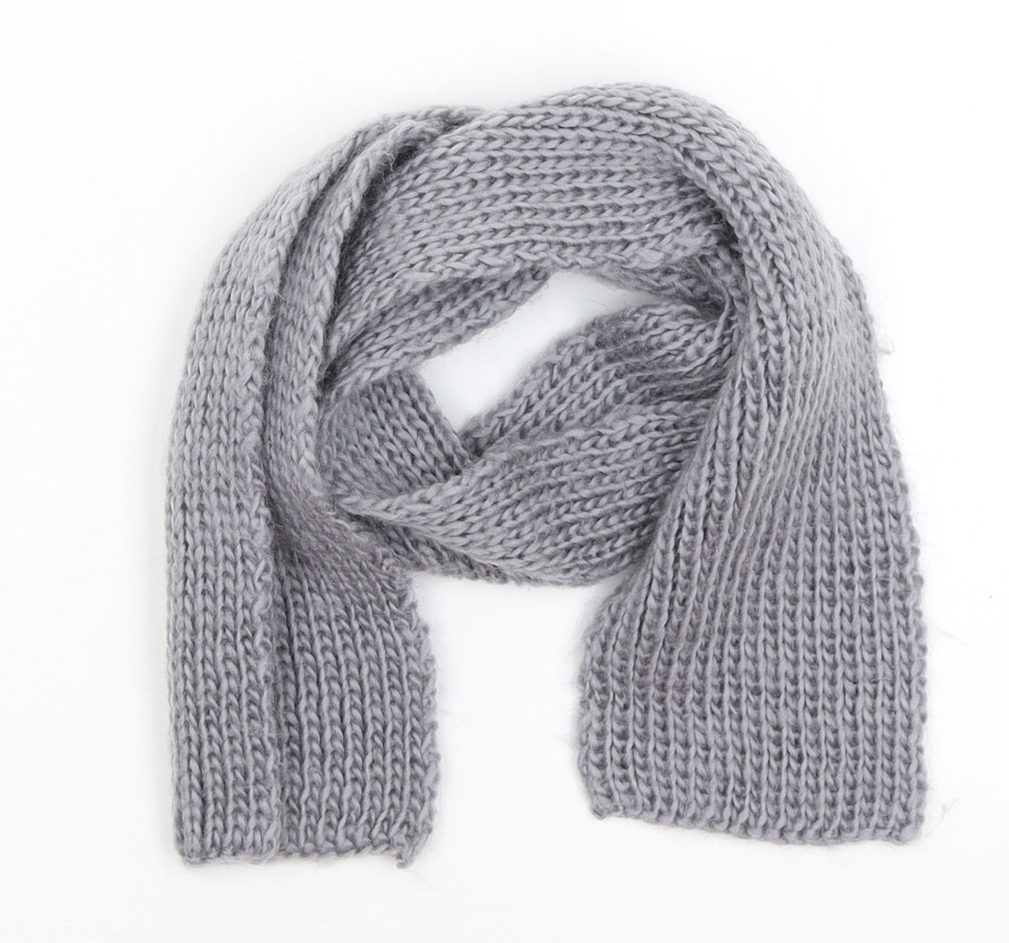Preworn Girls Grey Scarf Scarves & Wraps One Size