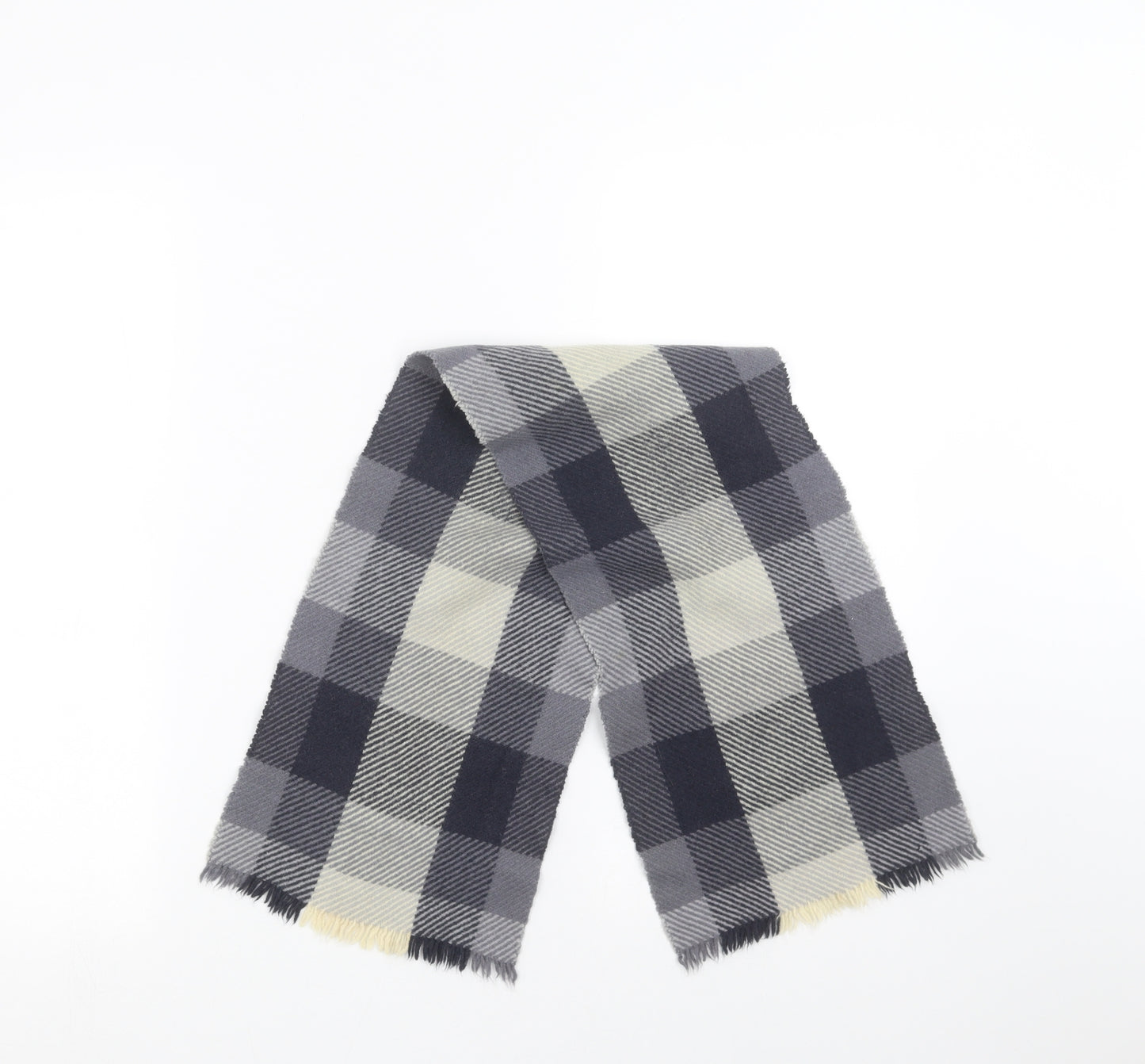 Preworn Womens Grey Check Scarf
