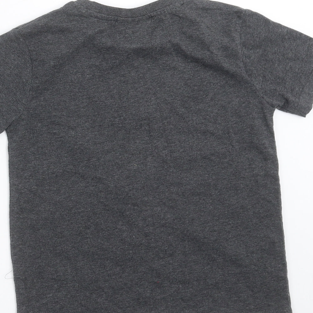 NEXT Boys Grey Basic T-Shirt Size 4 Years - Justice League