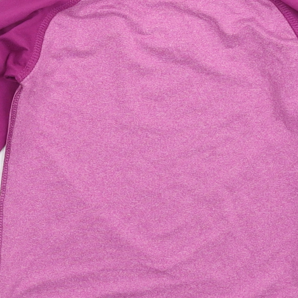 Crane Girls Purple Basic T-Shirt Size 5-6 Years