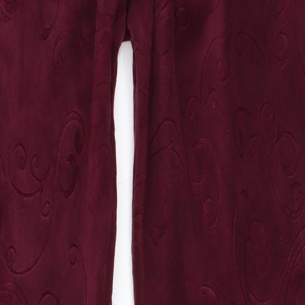 Glamourize Womens Purple Capri Leggings Size M L29 in