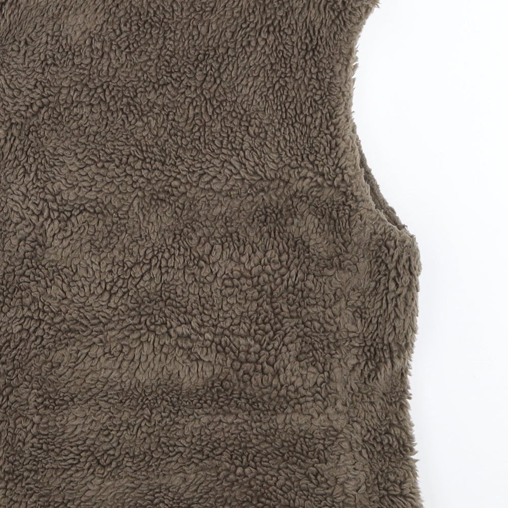 Bench Womens Brown Gilet Coat Size L