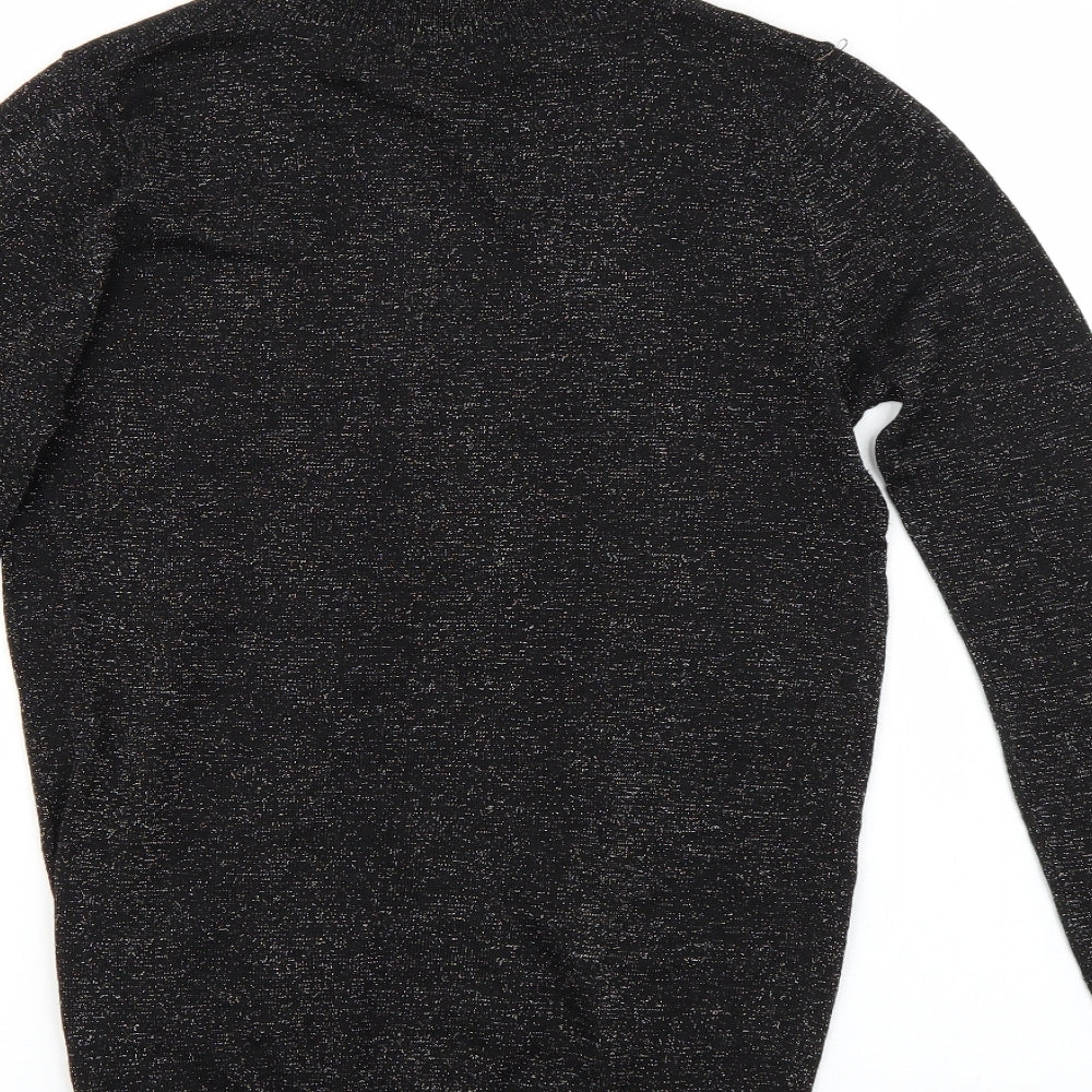 Atmosphere Womens Black Pullover Jumper Size 10
