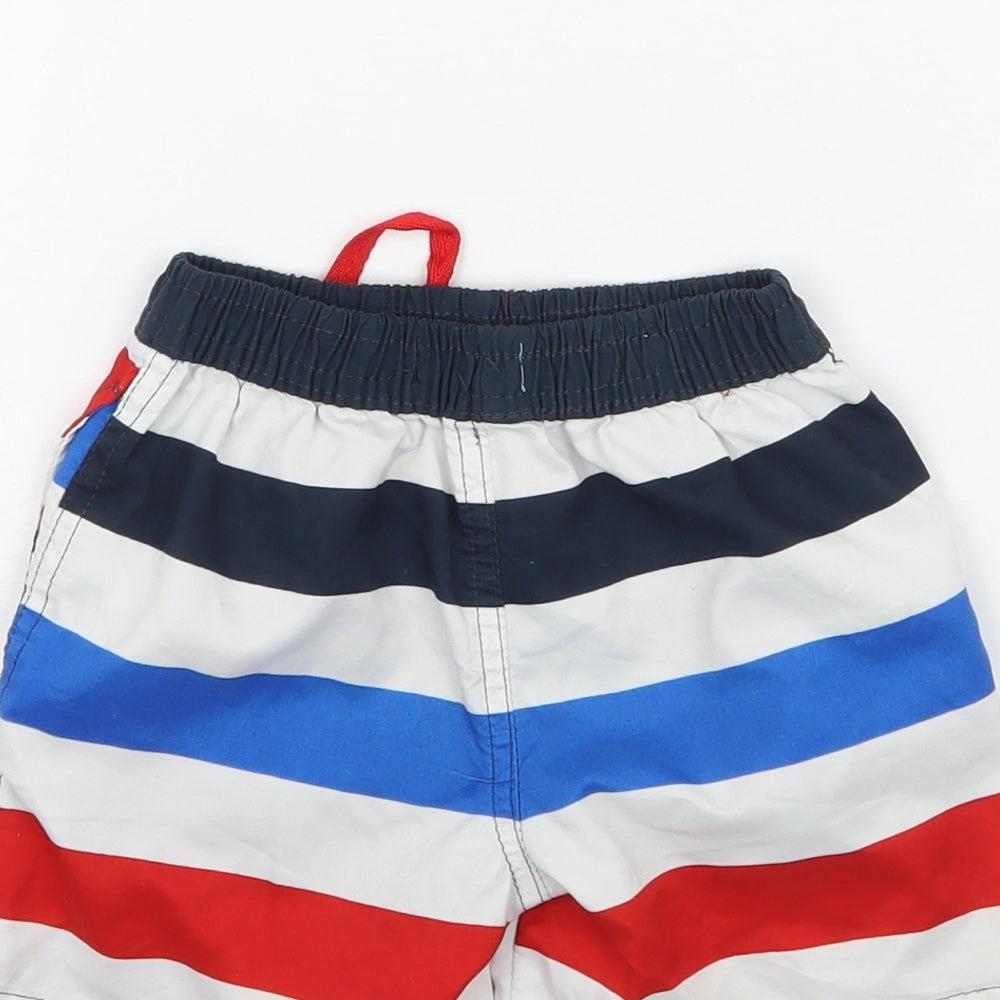 Primark Boys White Striped Cropped Trousers Size 12-18 Months