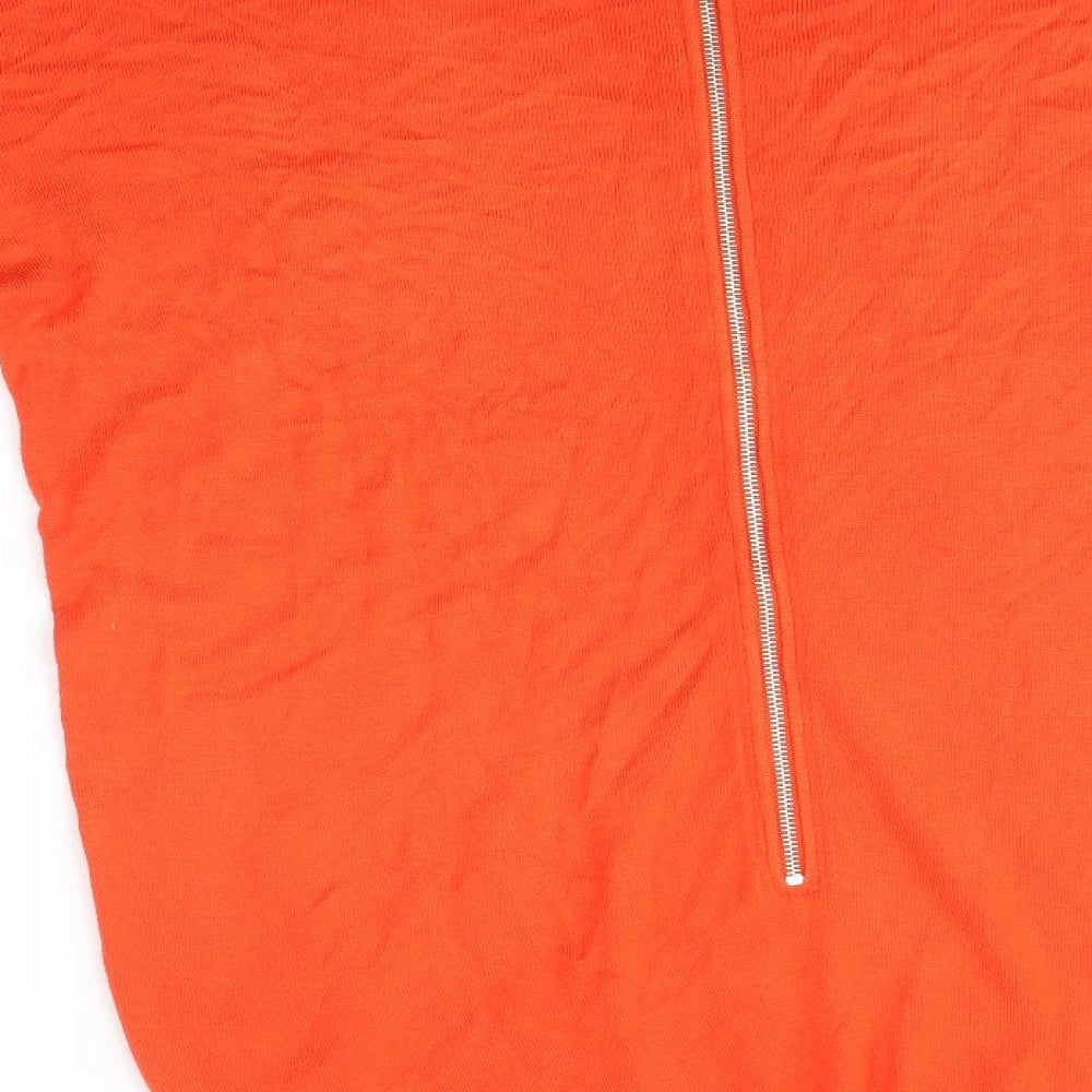 Primark Womens Orange Pullover Jumper Size S