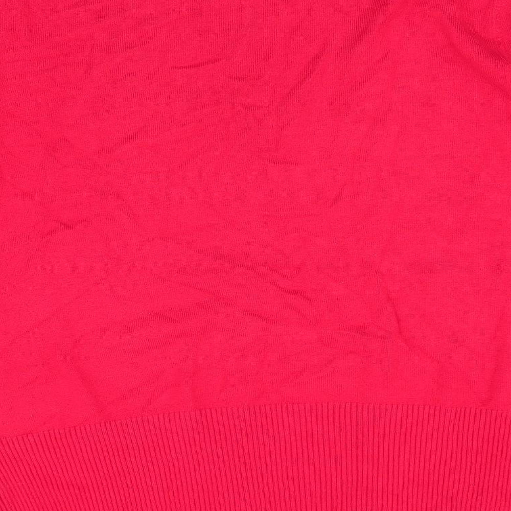 Marks and Spencer Womens Red Pullover Jumper Size 12