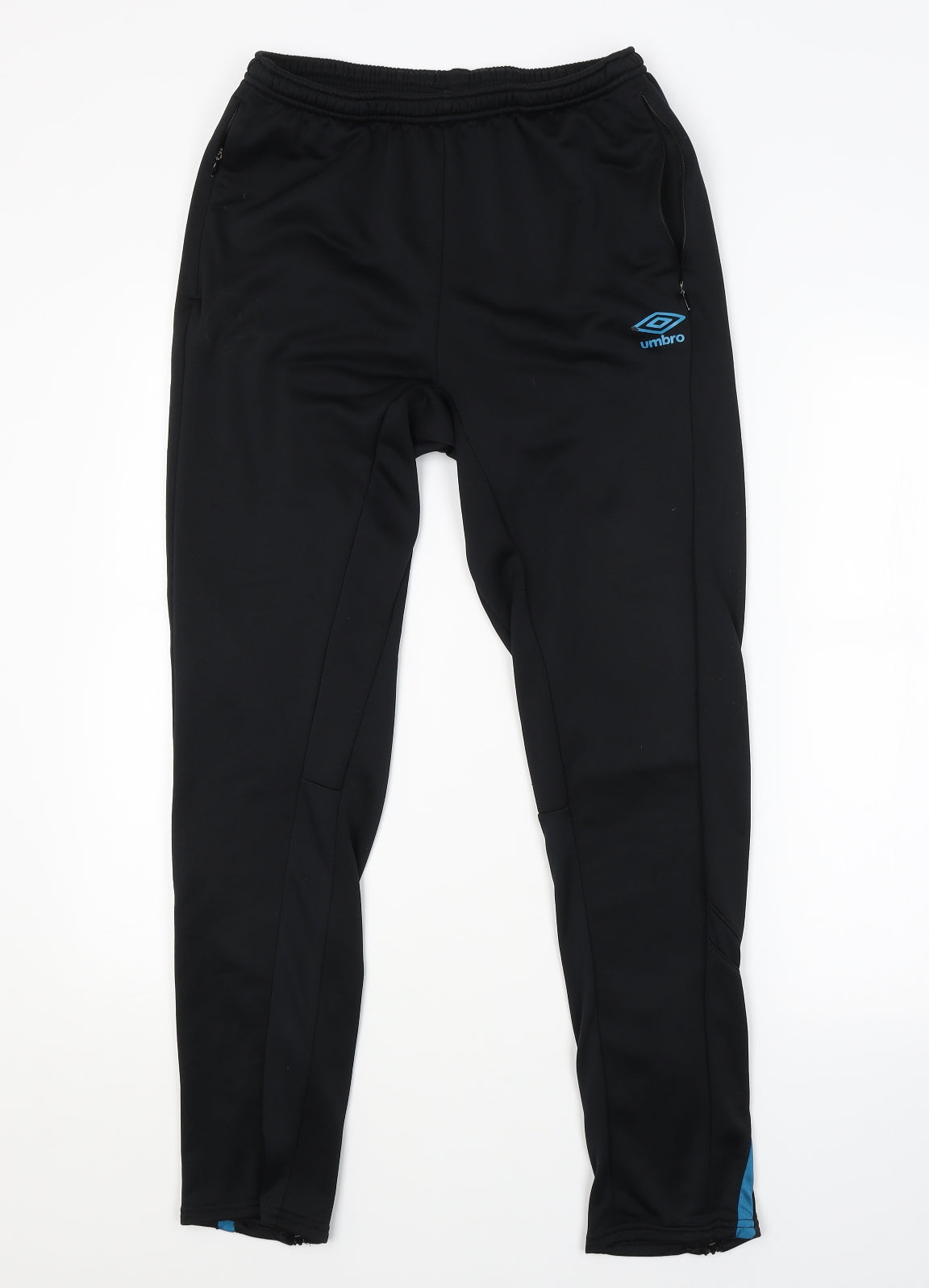 Umbro Mens Black Track Pants Trousers Size L L29 in – Preworn