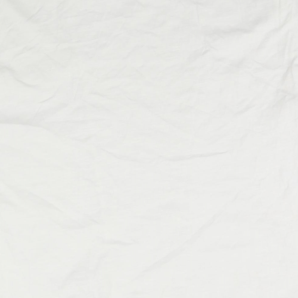 Preworn Womens White Basic Blouse Size 18