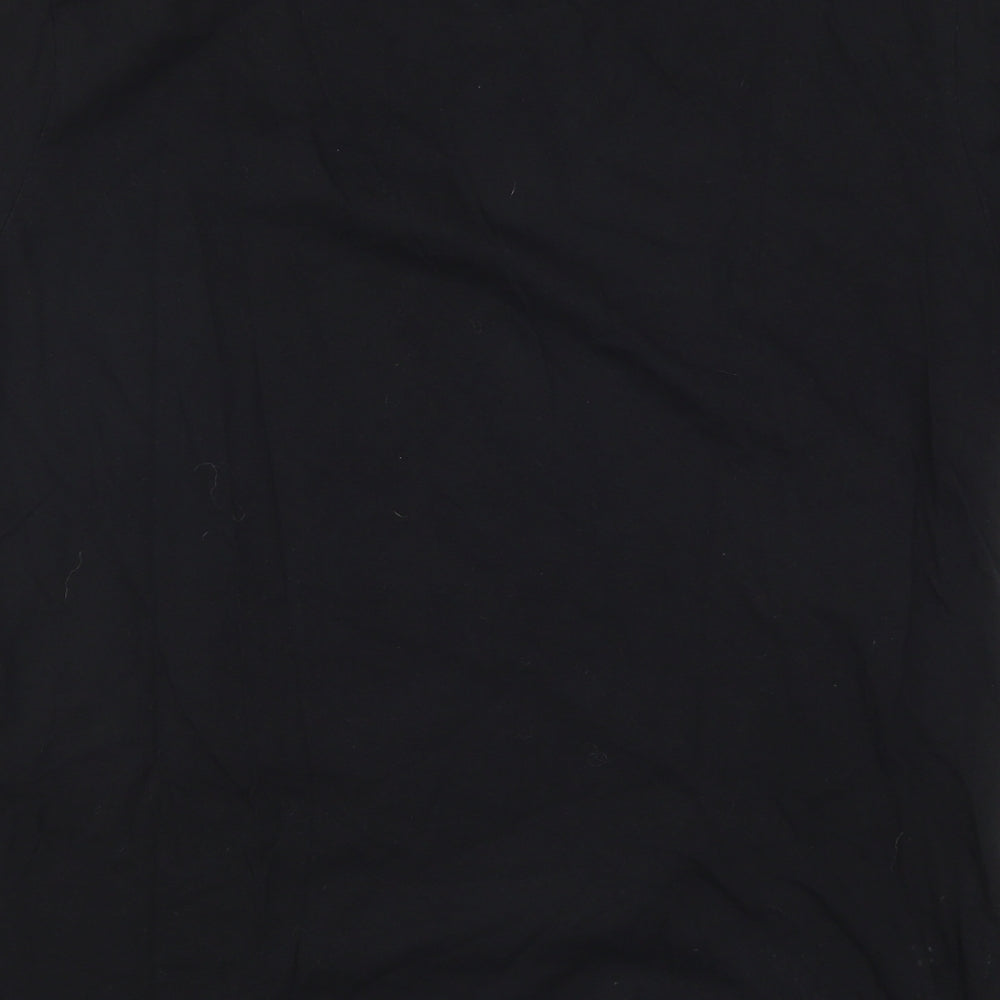 Studio Nightwear Mens Black Solid Pyjama Top Size L - Being a Legend is Tiring