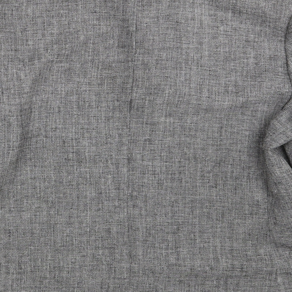 Preworn Womens Grey Jacket Blazer Size 14