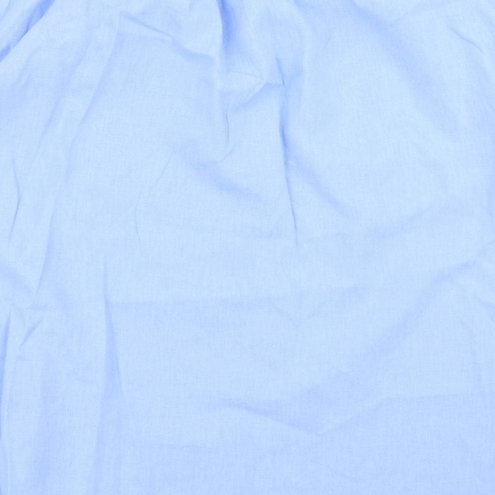 Papaya Womens Blue Basic T-Shirt Size 16