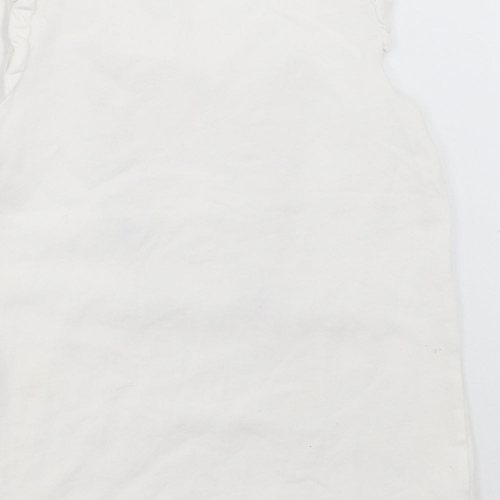 Breeze Girls Girls White Basic Tank Size 5 Years