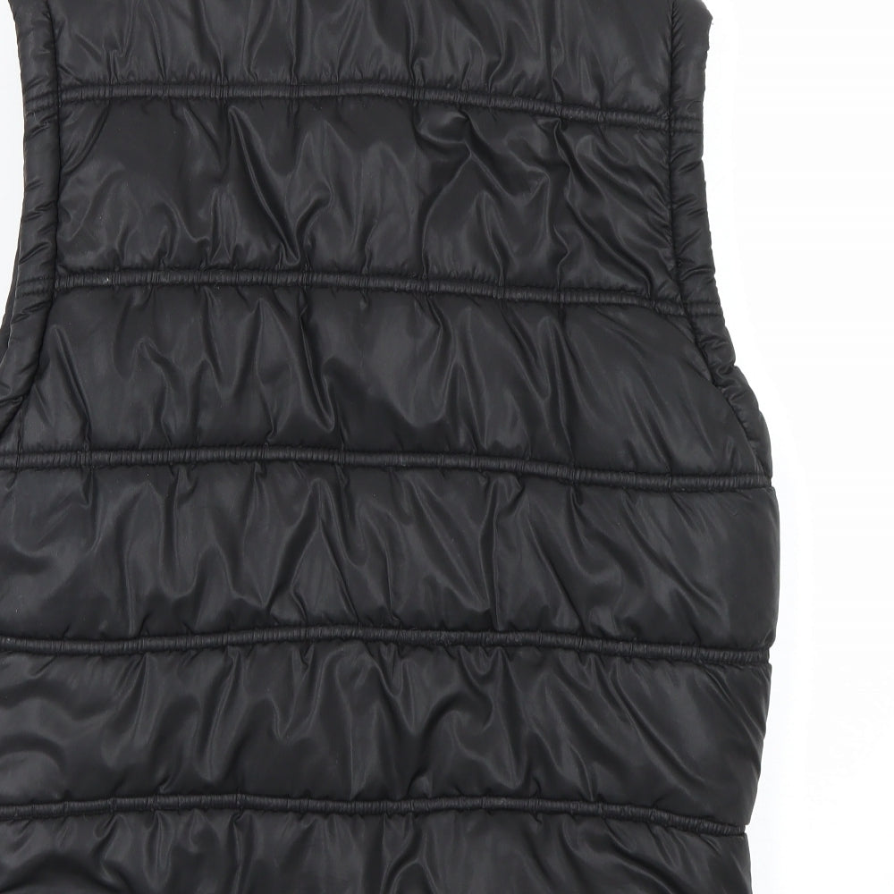 Soul Cal Mens Black Gilet Coat Size M