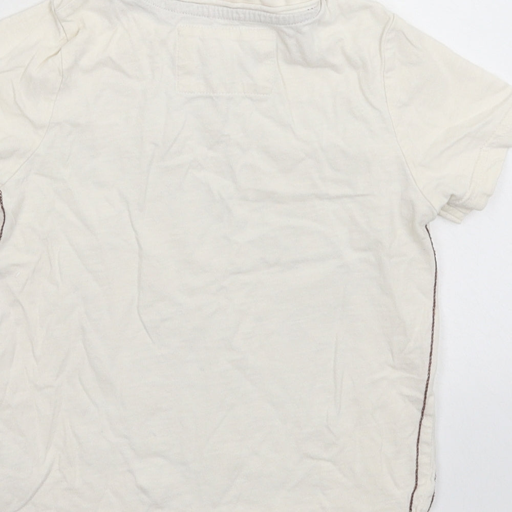 TU Boys White Basic T-Shirt Size 4 Years