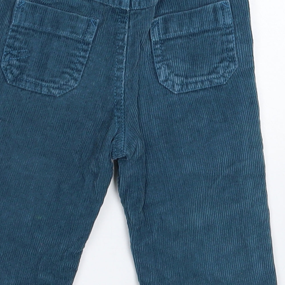 John Lewis Baby Blue Corduroy Capri Trousers Size 6-9 Months