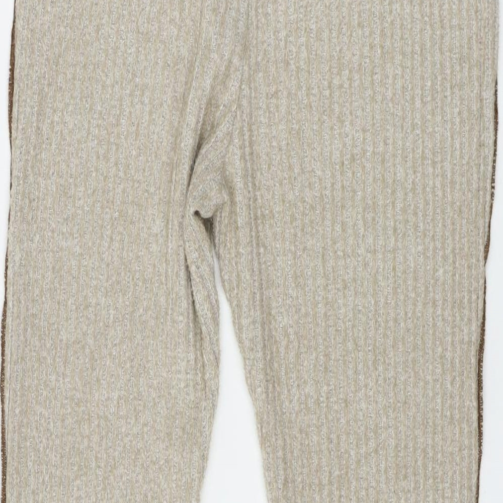 Primark Womens Beige Trousers Size L L27 in