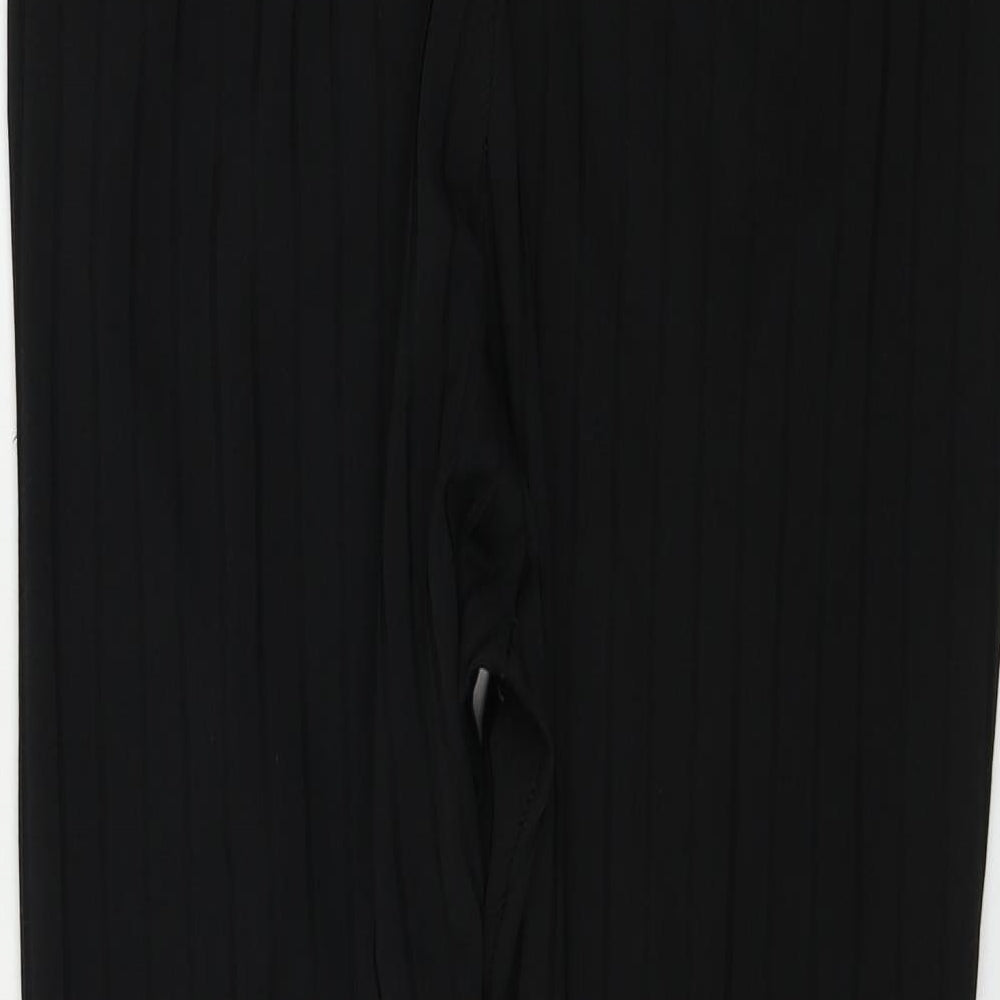 Boohoo Womens Black Trousers Size 16 L24 in