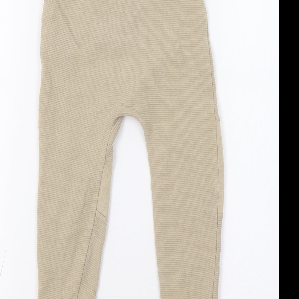 F&F Baby Beige Jogger Trousers Size 18-24 Months