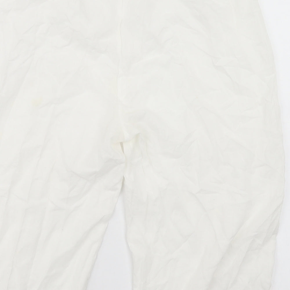Preworn Womens White Trousers Size M