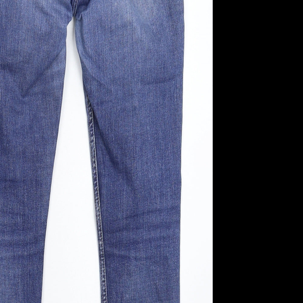 H&M Womens Blue Denim Skinny Jeans Size 32 in L26 in