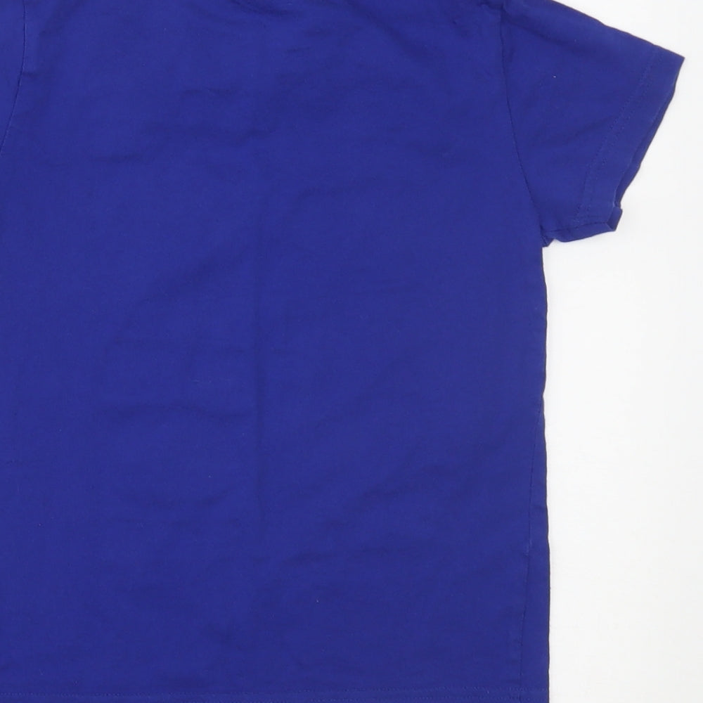 Primark Boys Blue Basic T-Shirt Size 6-7 Years