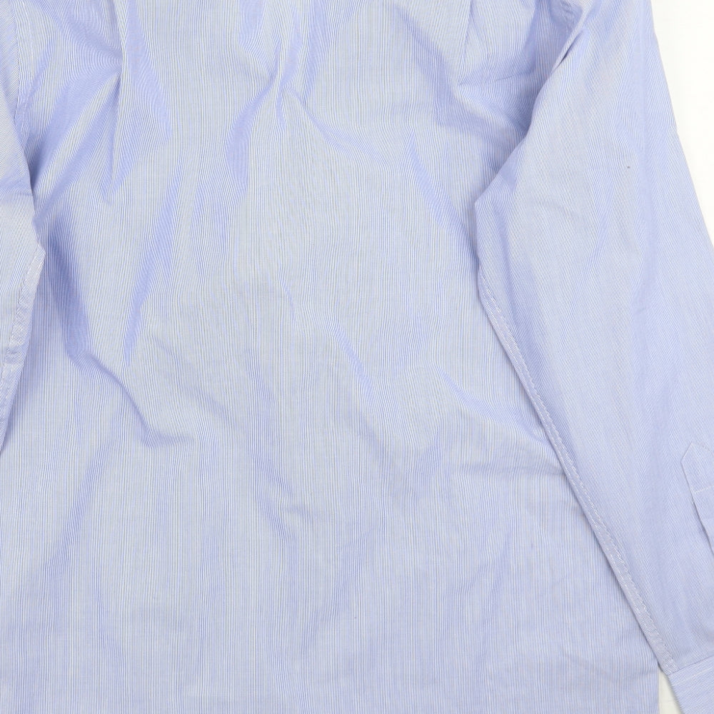 Collection Mens Blue Button-Up Size 15.5