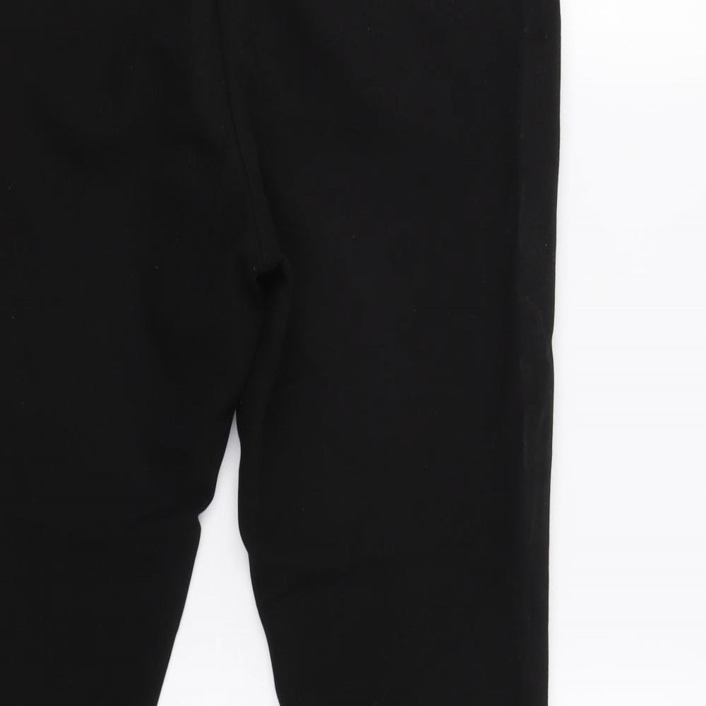 M&S Womens Black Dress Pants Trousers Size 12 L26 in