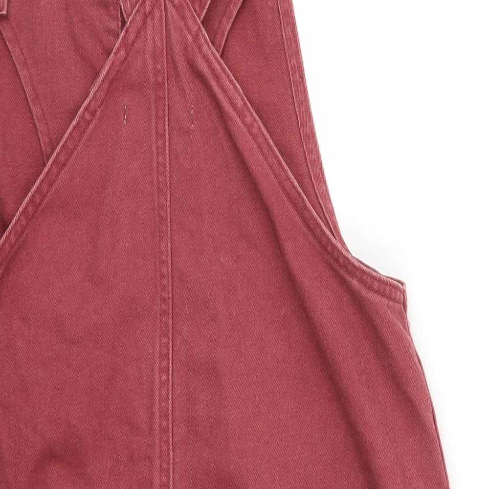FOREVER 21 Womens Pink Pinafore/Dungaree Dress Size M