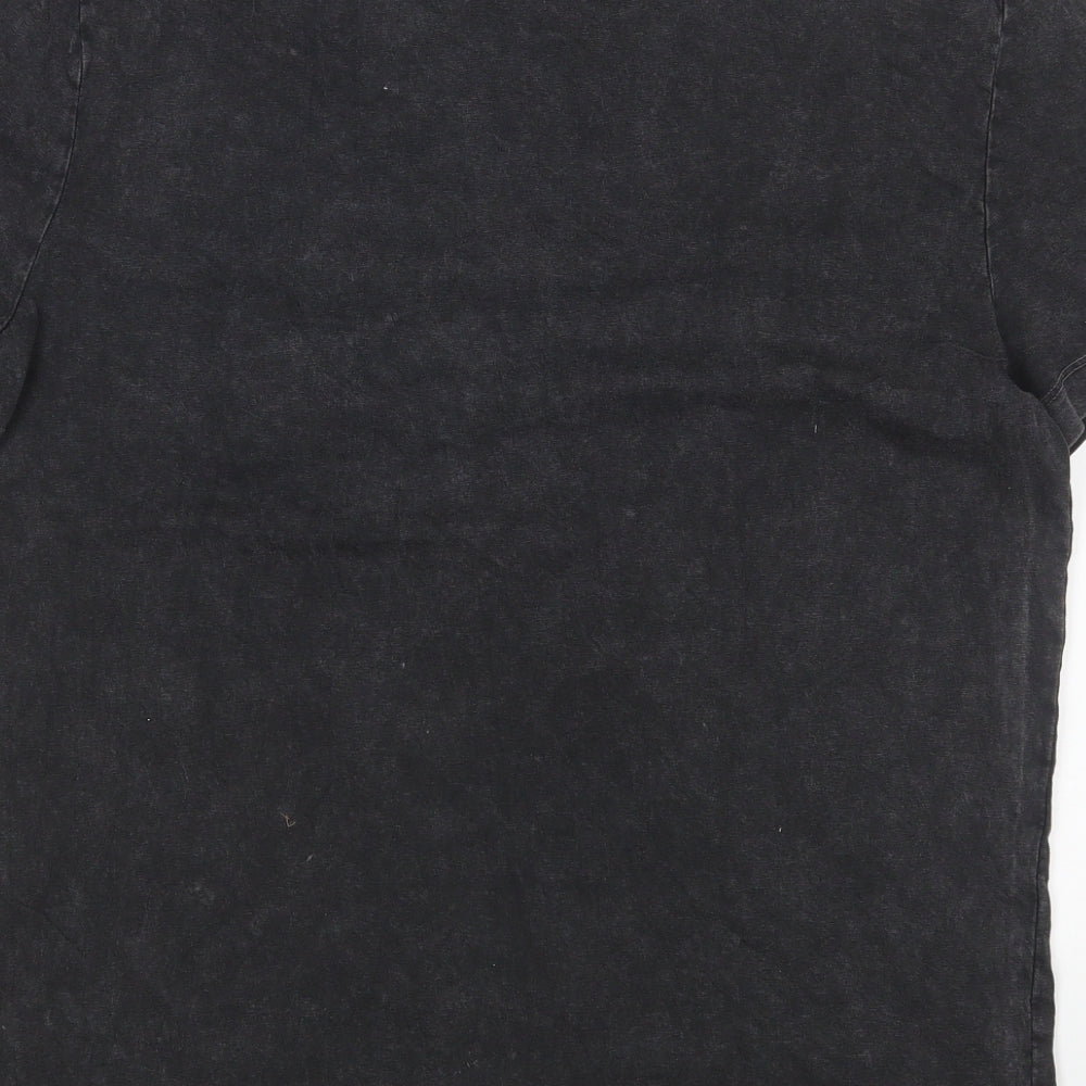 Primark Mens Black T-Shirt Size S - Raiders