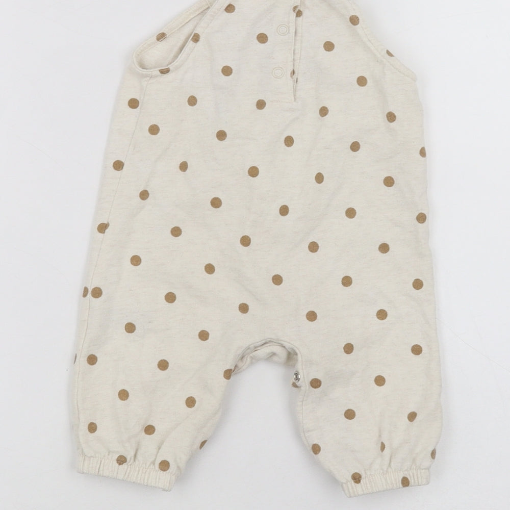 Mothercare Baby Beige Babygrow One-Piece Size 0-3 Months