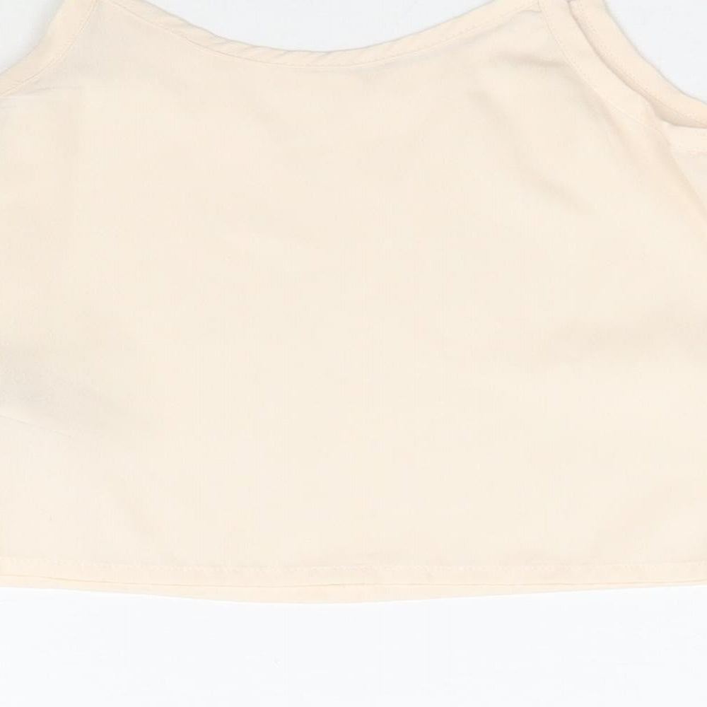 NEXT Girls Ivory Camisole Blouse Size 3 Years - Pale peach