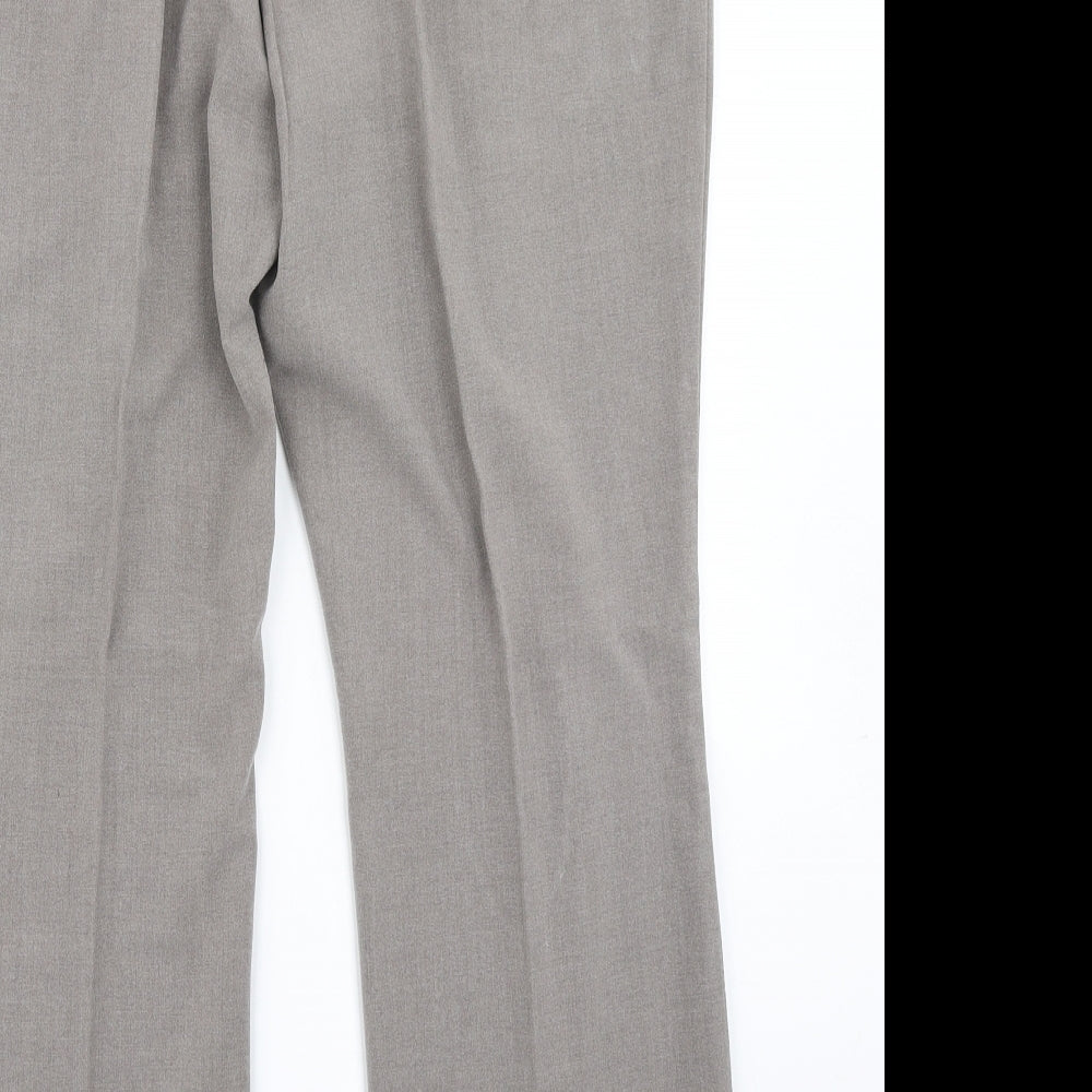 M&S Colelction Womens Brown Dress Pants Trousers Size 18 L27 in