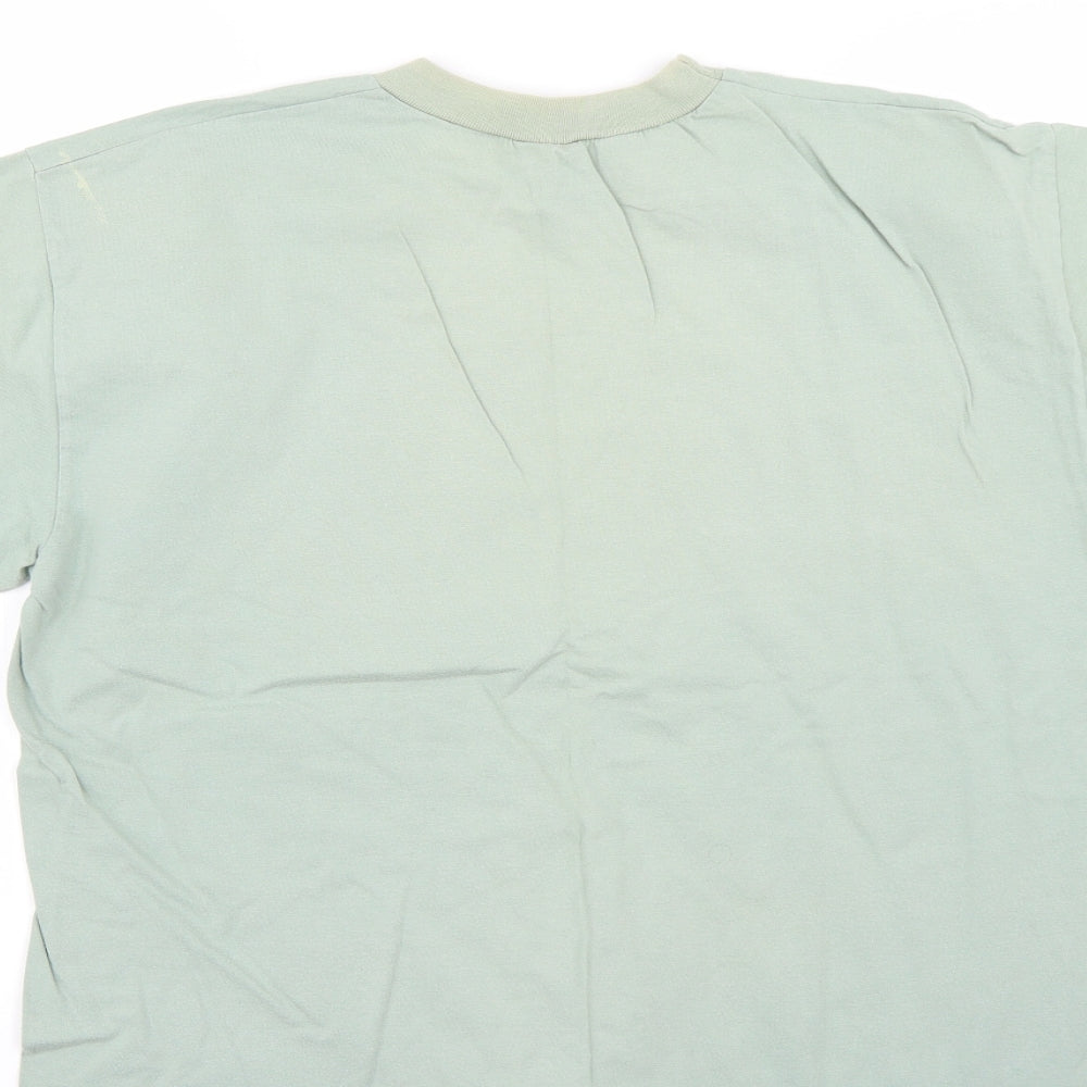 tombea bay Womens Green Basic T-Shirt Size L