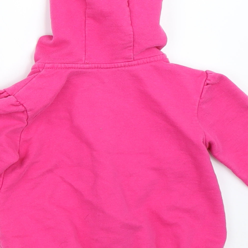 Disney Girls Pink Jacket Size 9-12 Months - Minnie mouse