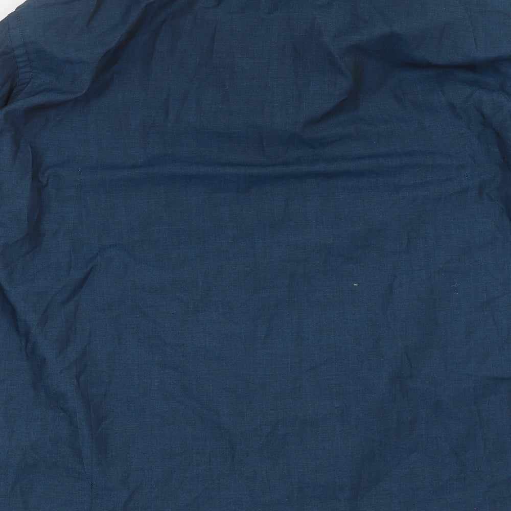 Debenhams Mens Blue Dress Shirt Size 16 - Tailored fit