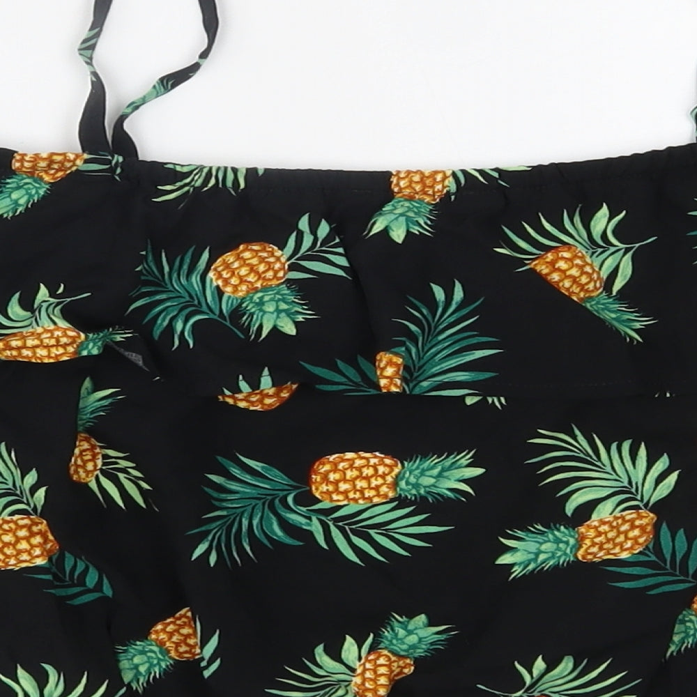 New Look Girls Black Cropped Blouse Size 12 Years