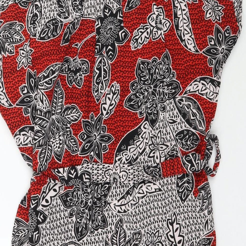 Atmosphere Womens Multicoloured Floral A-Line Size 10