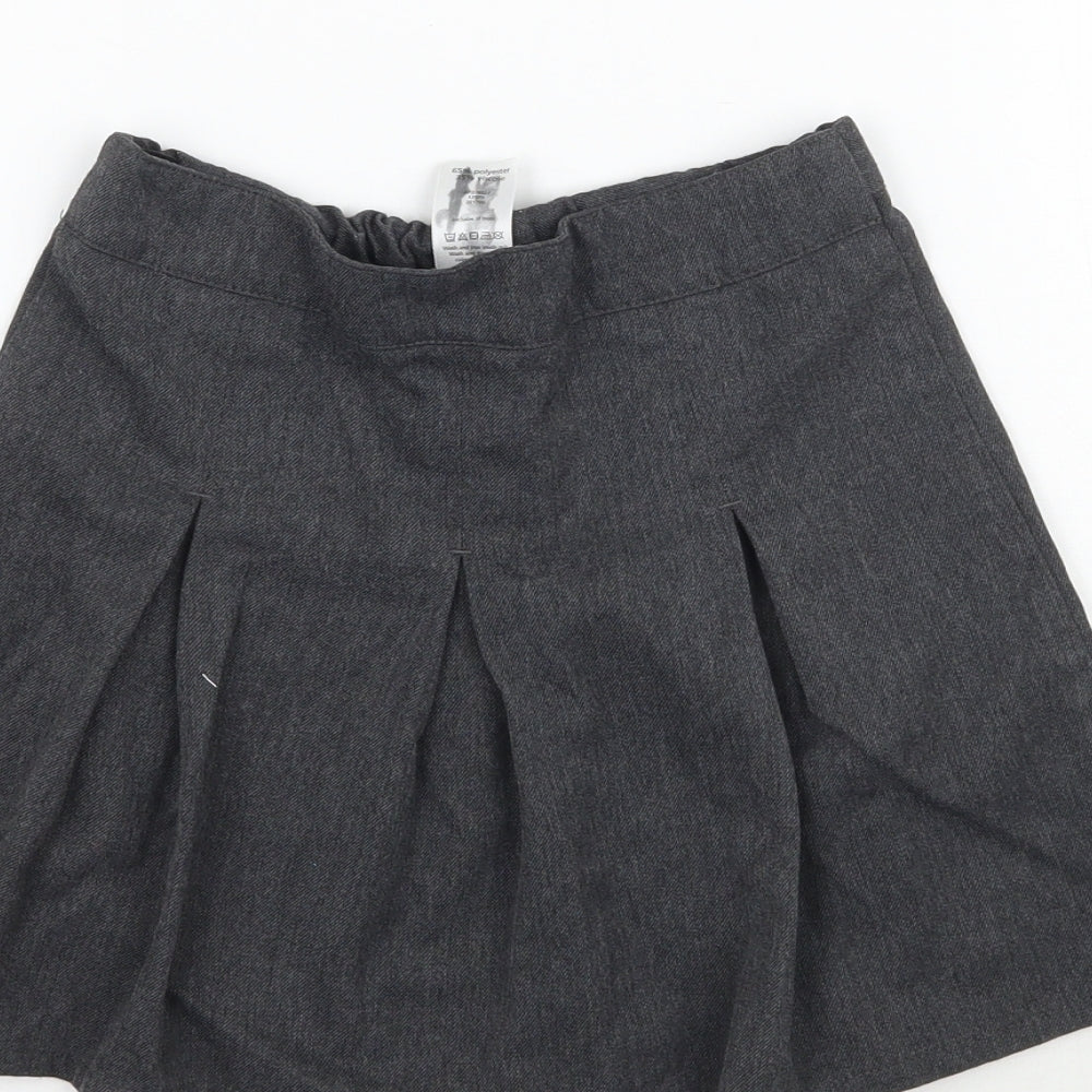 F&F Girls Grey Pleated Set Size 5-6 Years - School