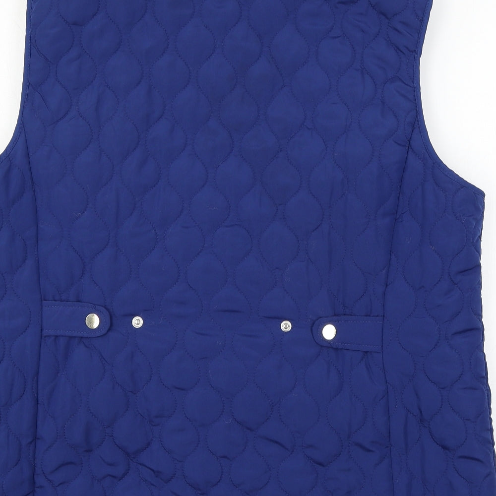 Honor Milburn Womens Blue Gilet Jacket Size L