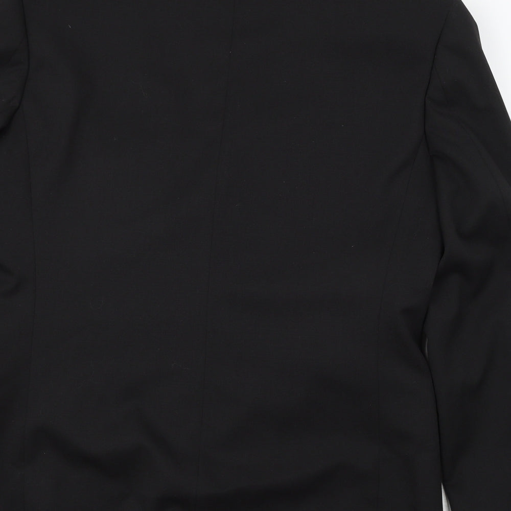 Dimensions Mens Black Jacket Suit Jacket Size M
