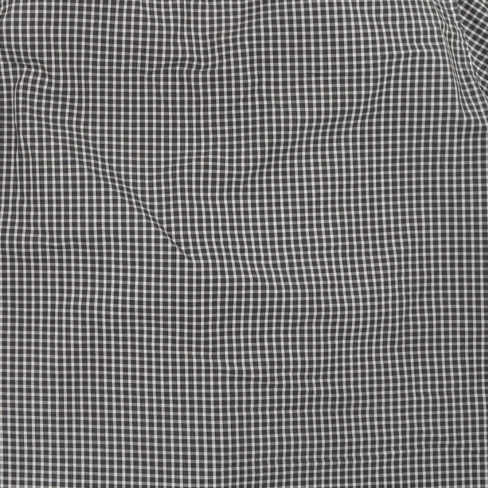 Taylor & Cutter Mens Grey Button-Up Size 2XL