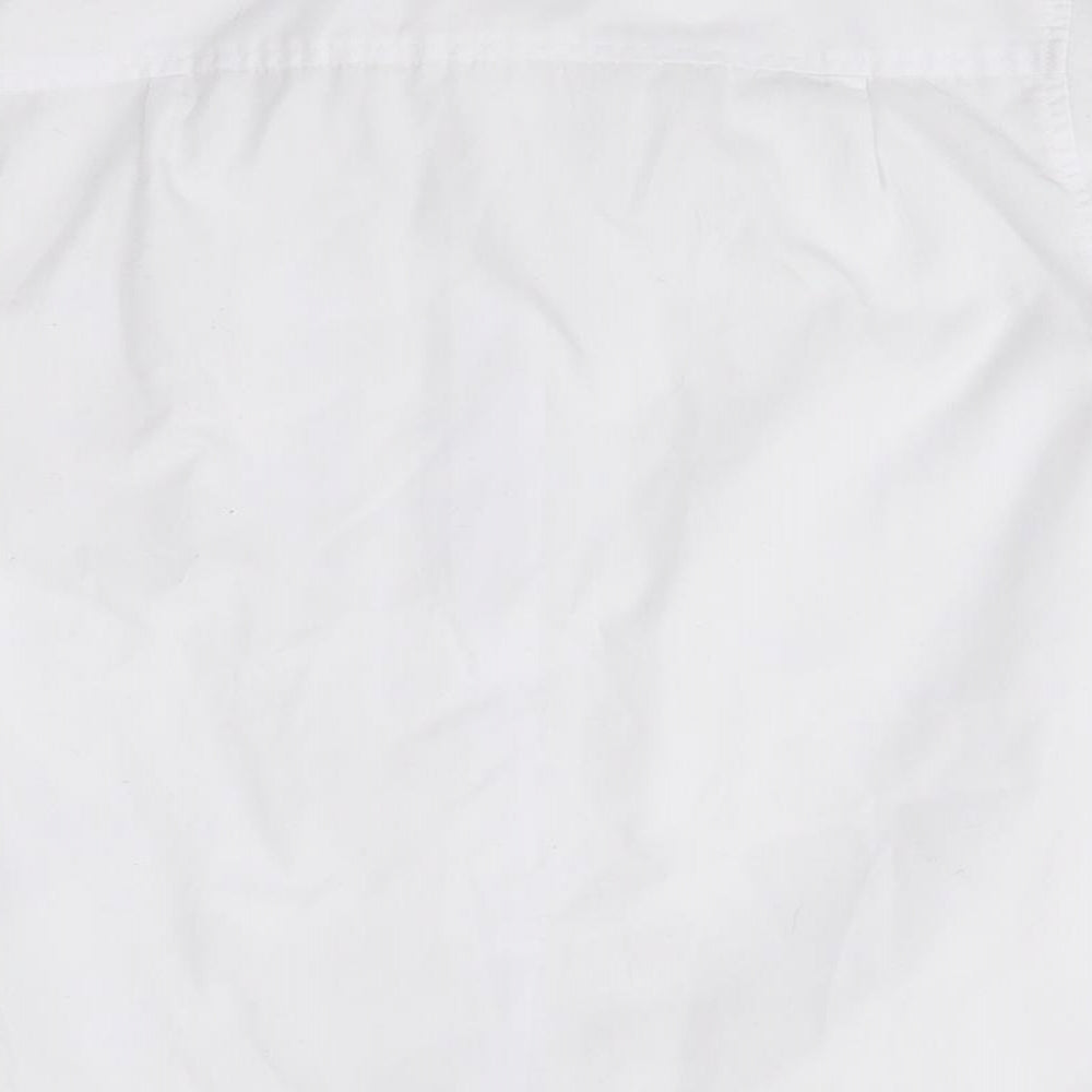 Matalan Boys White Basic Button-Up Size 8 Years