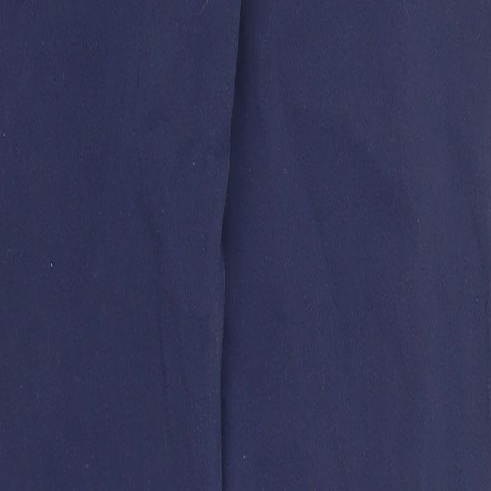 Tru Womens Blue Trousers Size 12 L30 in