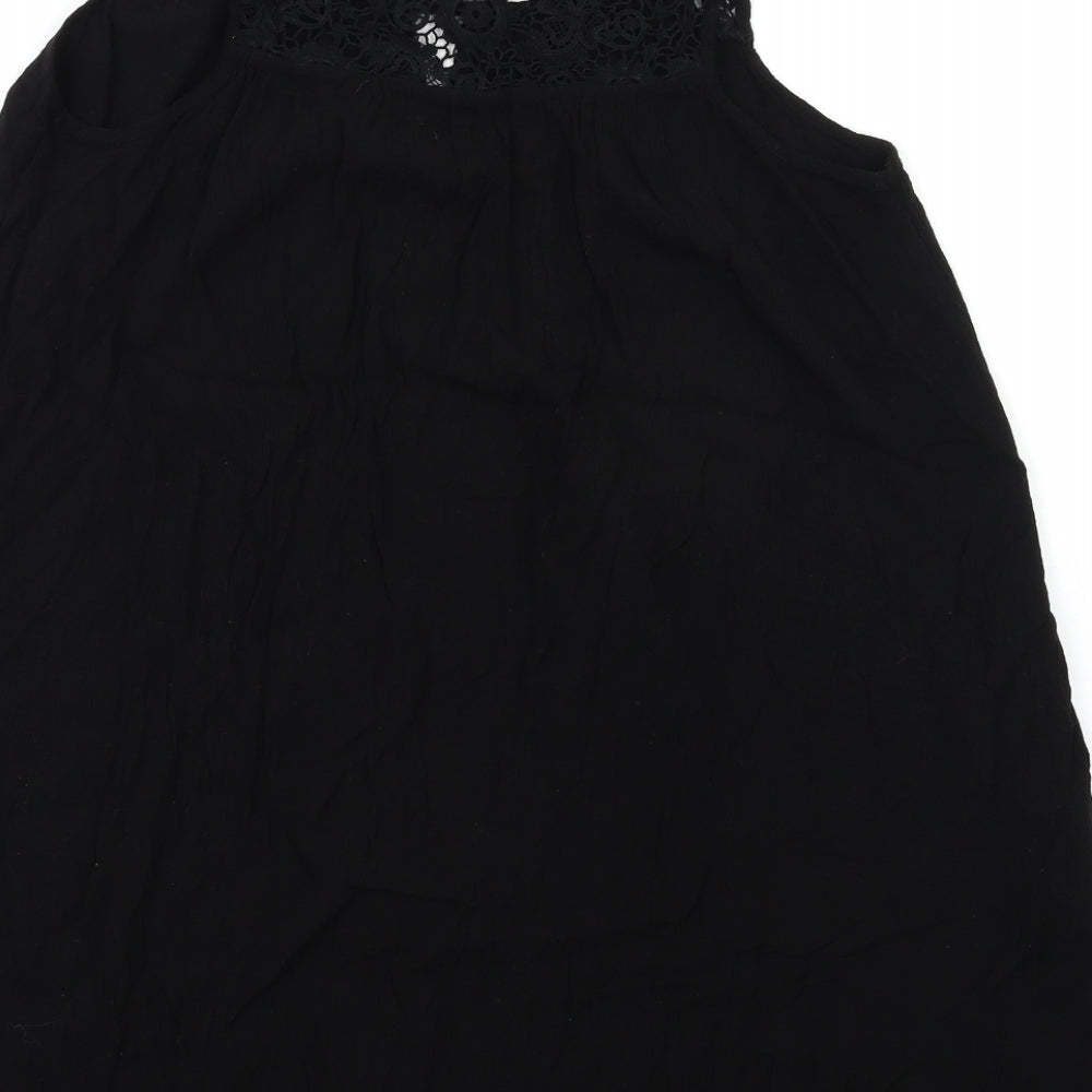 NEXT Womens Black Basic Tank Size 14