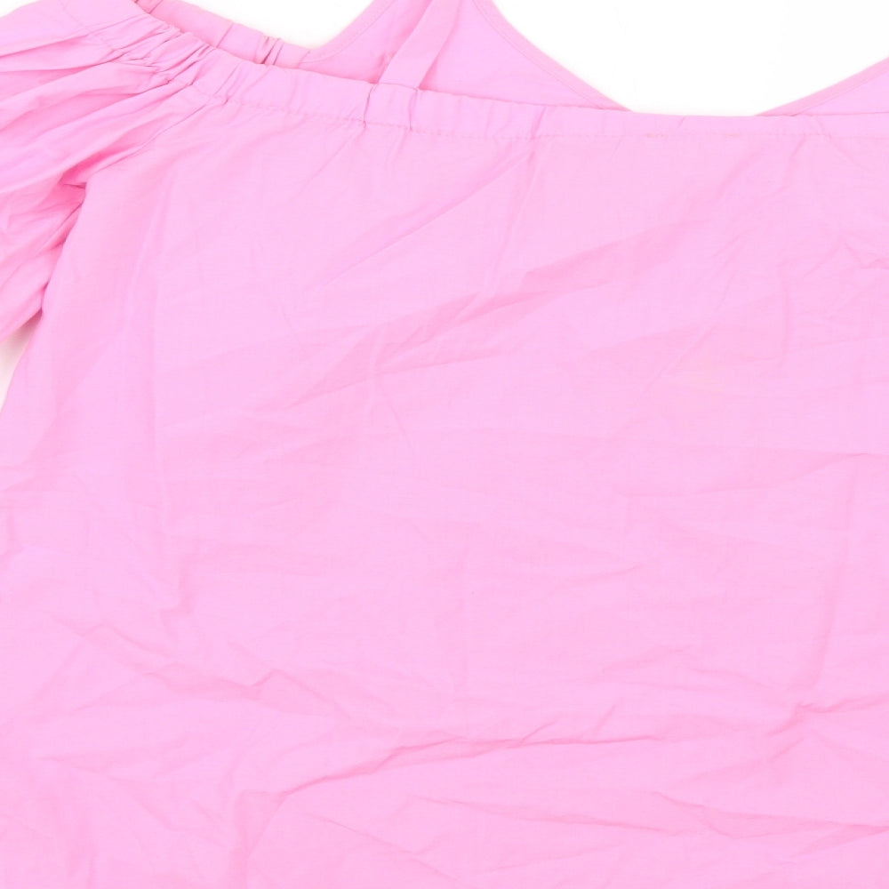 River Island Womens Pink Basic Blouse Size 12