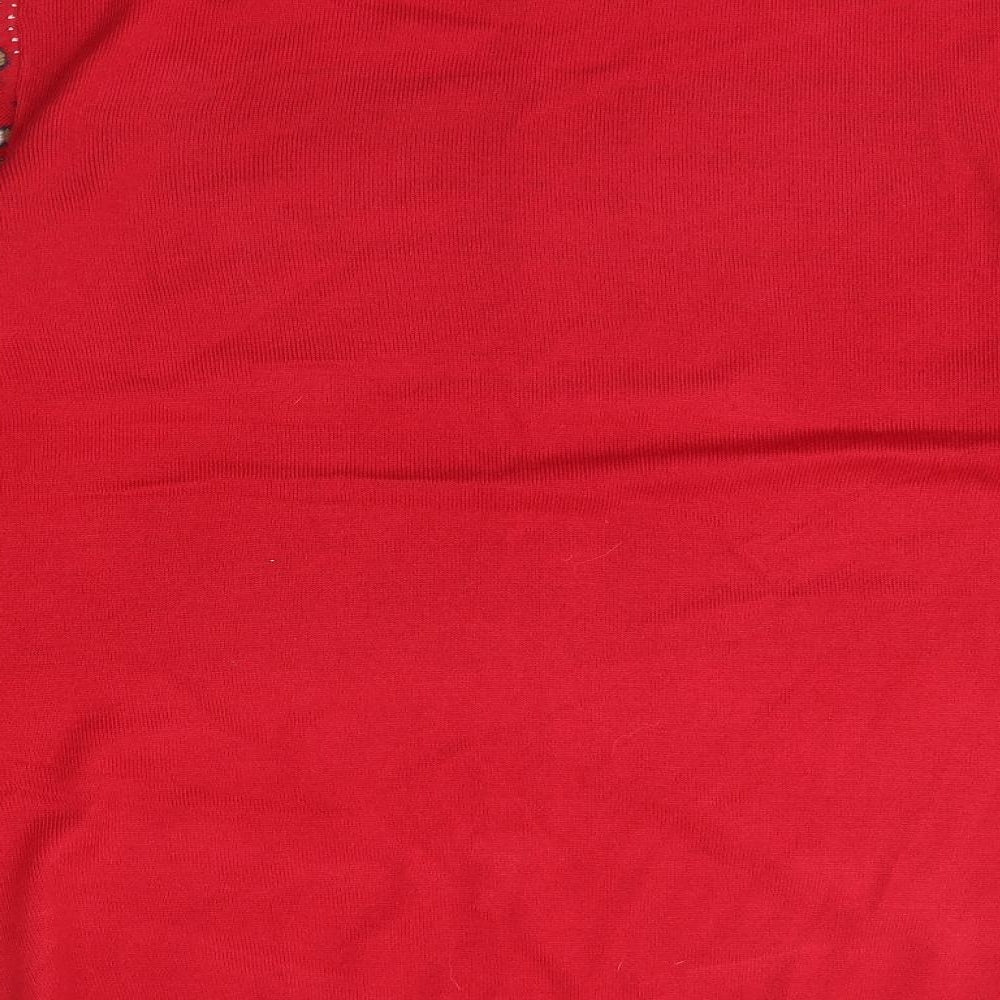 F&F Mens Red Pullover Jumper Size XL - Christmas jumper