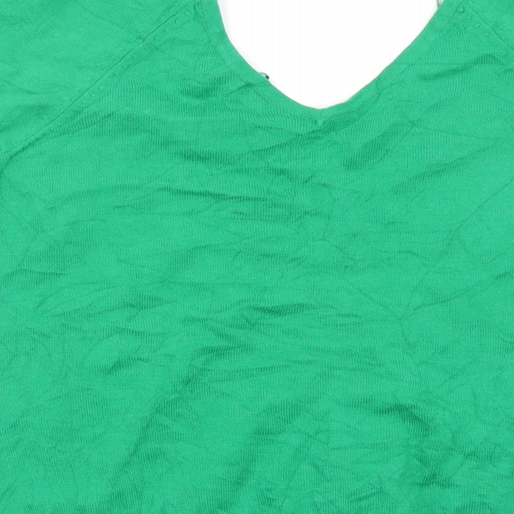 Hobbs Womens Green Pullover Jumper Size 12