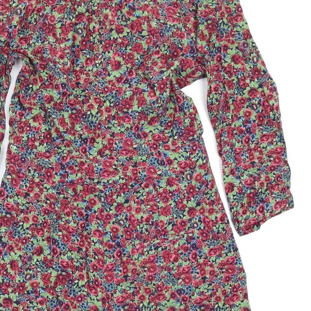 live label Womens Multicoloured Floral Playsuit One-Piece Size 8