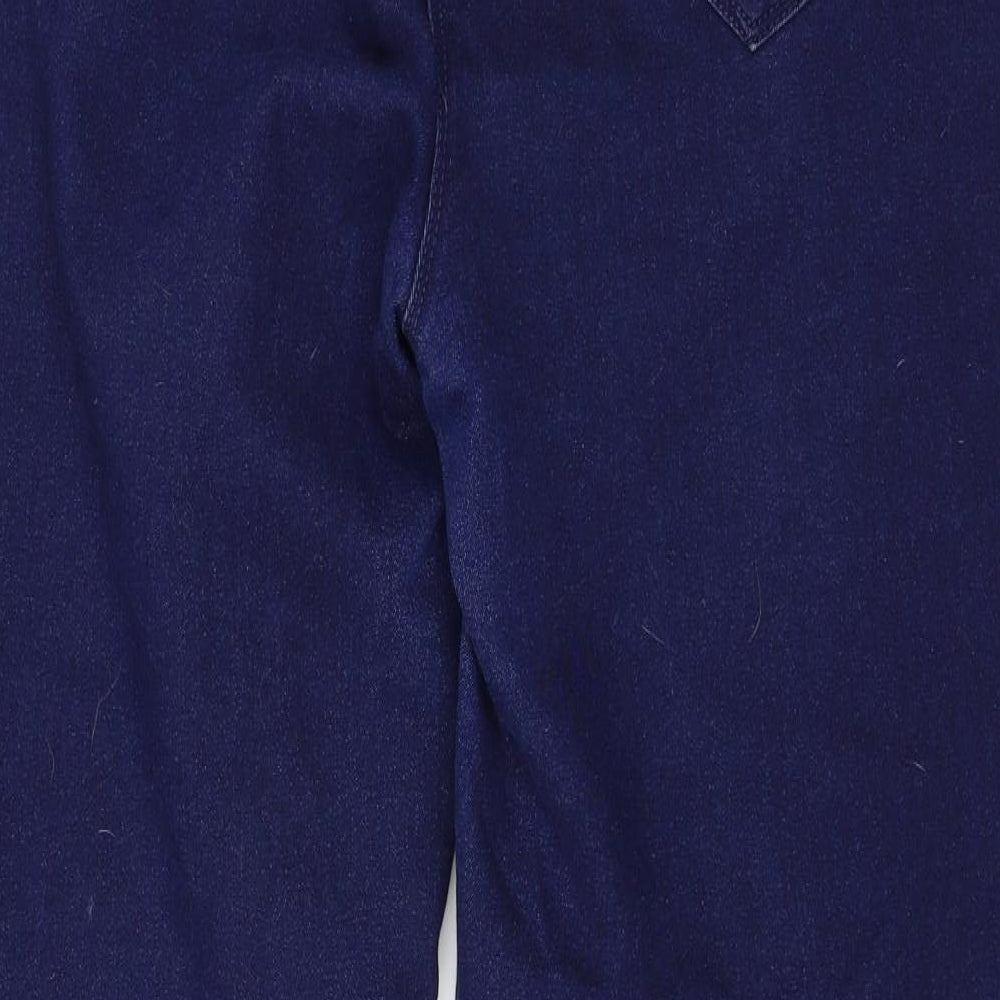 Bomarche Womens Blue Denim Straight Jeans Size 18 L30 in